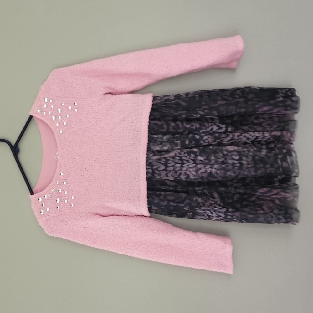 Pink and Grey Dress